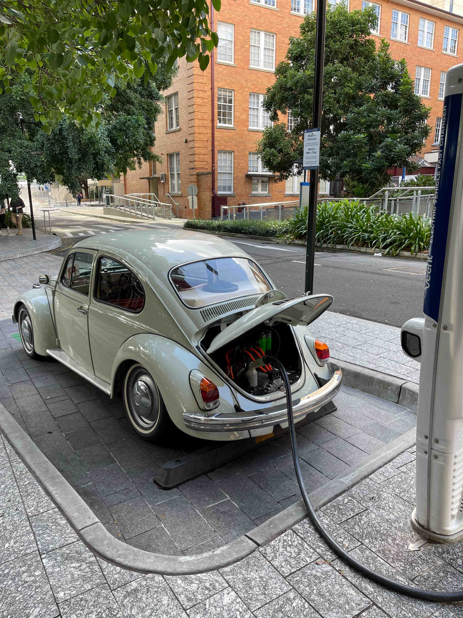 Traction EV's beetle kit customer Max converted his 1969 bug to electric.