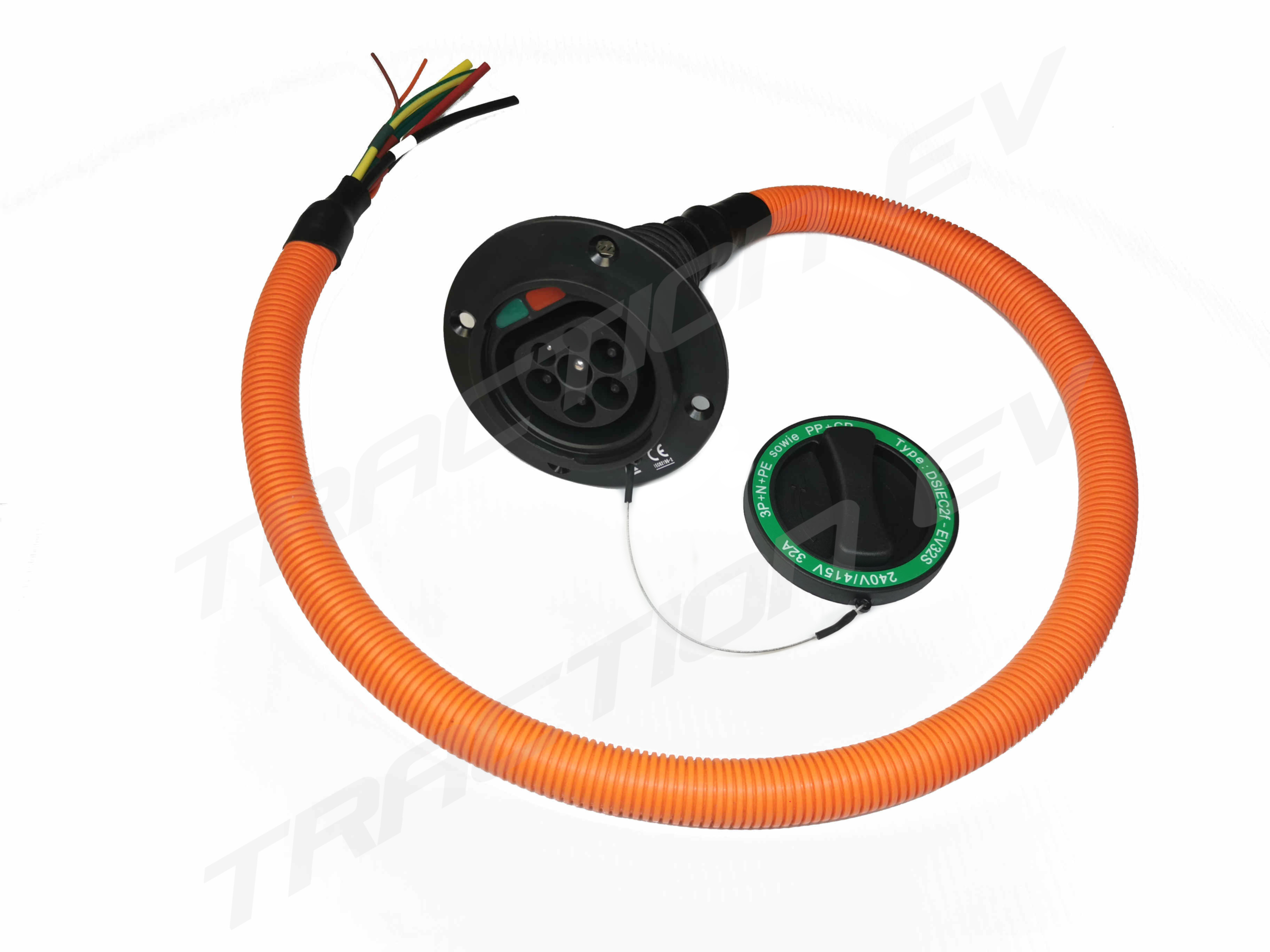 Mennekes - Câble de charge pour voiture électrique type 2 / type 1 7,5m 3, 7kW 20A IP44