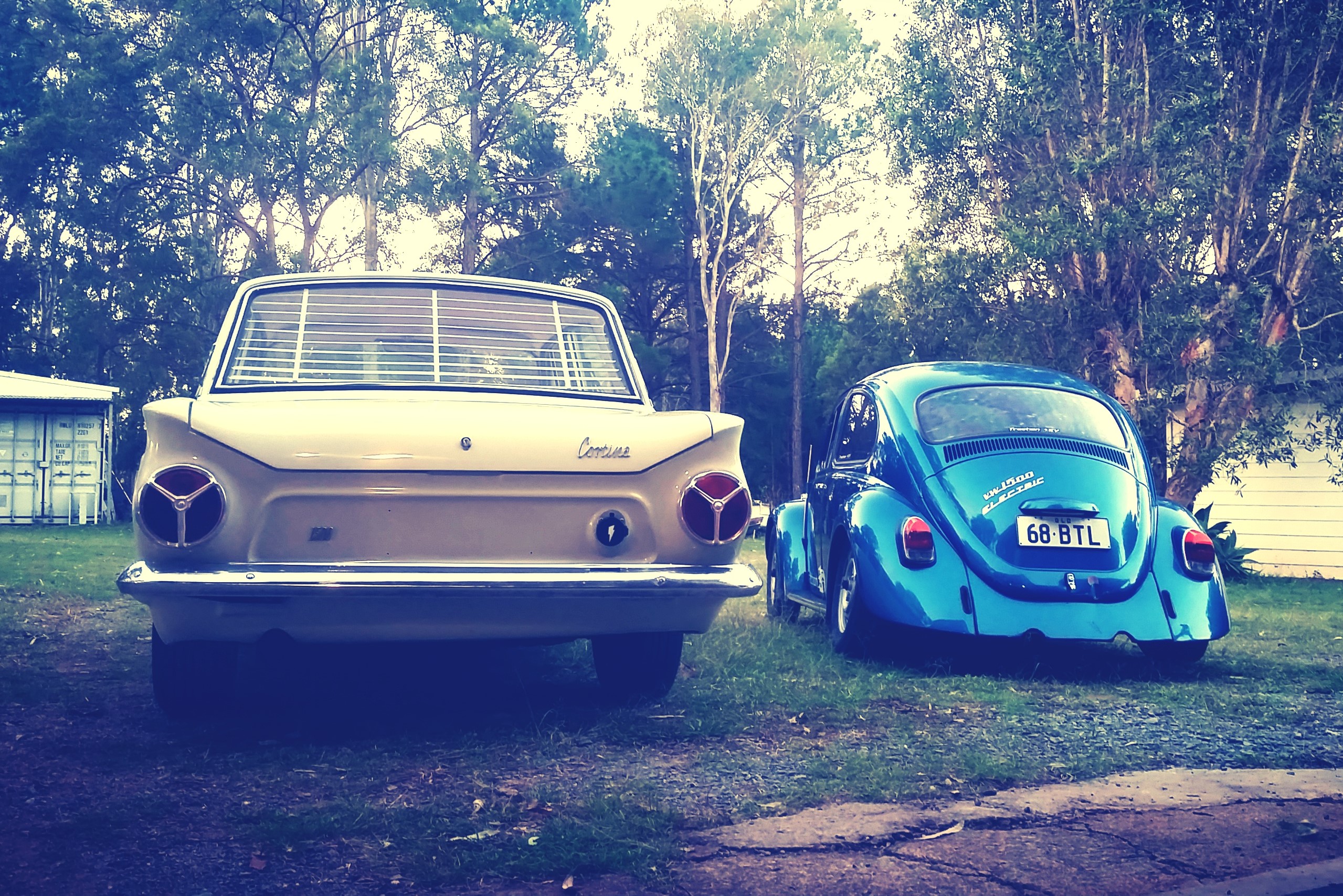 Electric Ford Cortina and EV Beetle